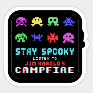 80s Video Game Stay Spooky Sticker